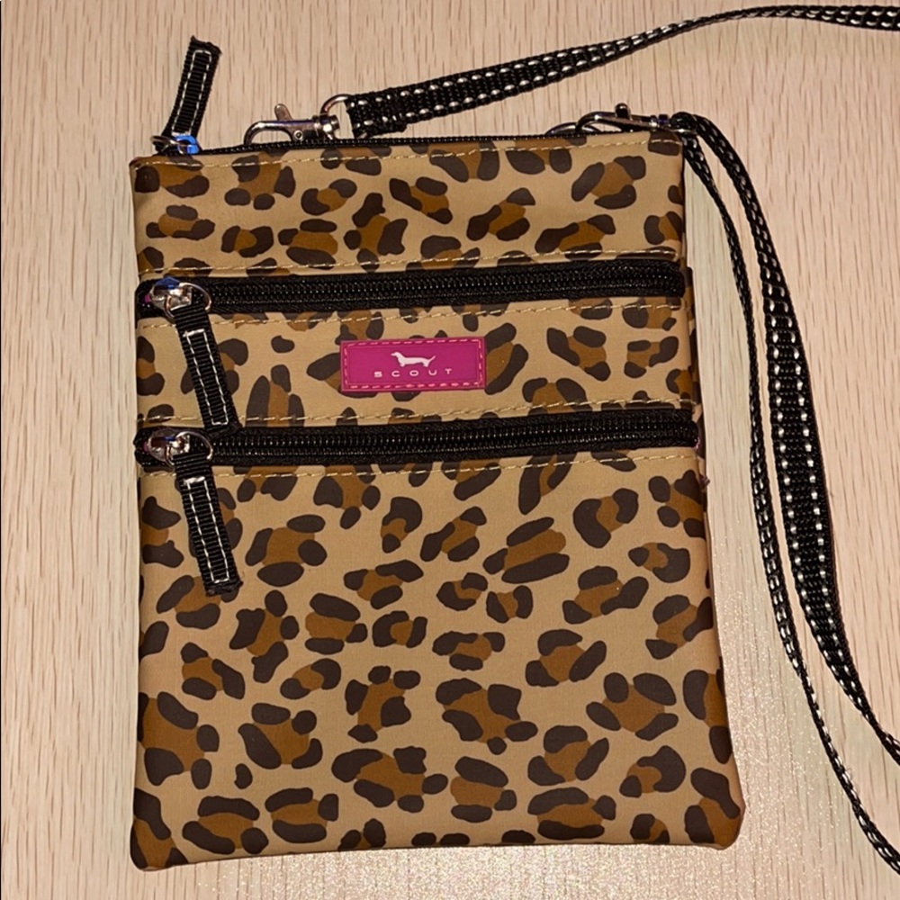 Scout Leopard Print Crossbody Bag